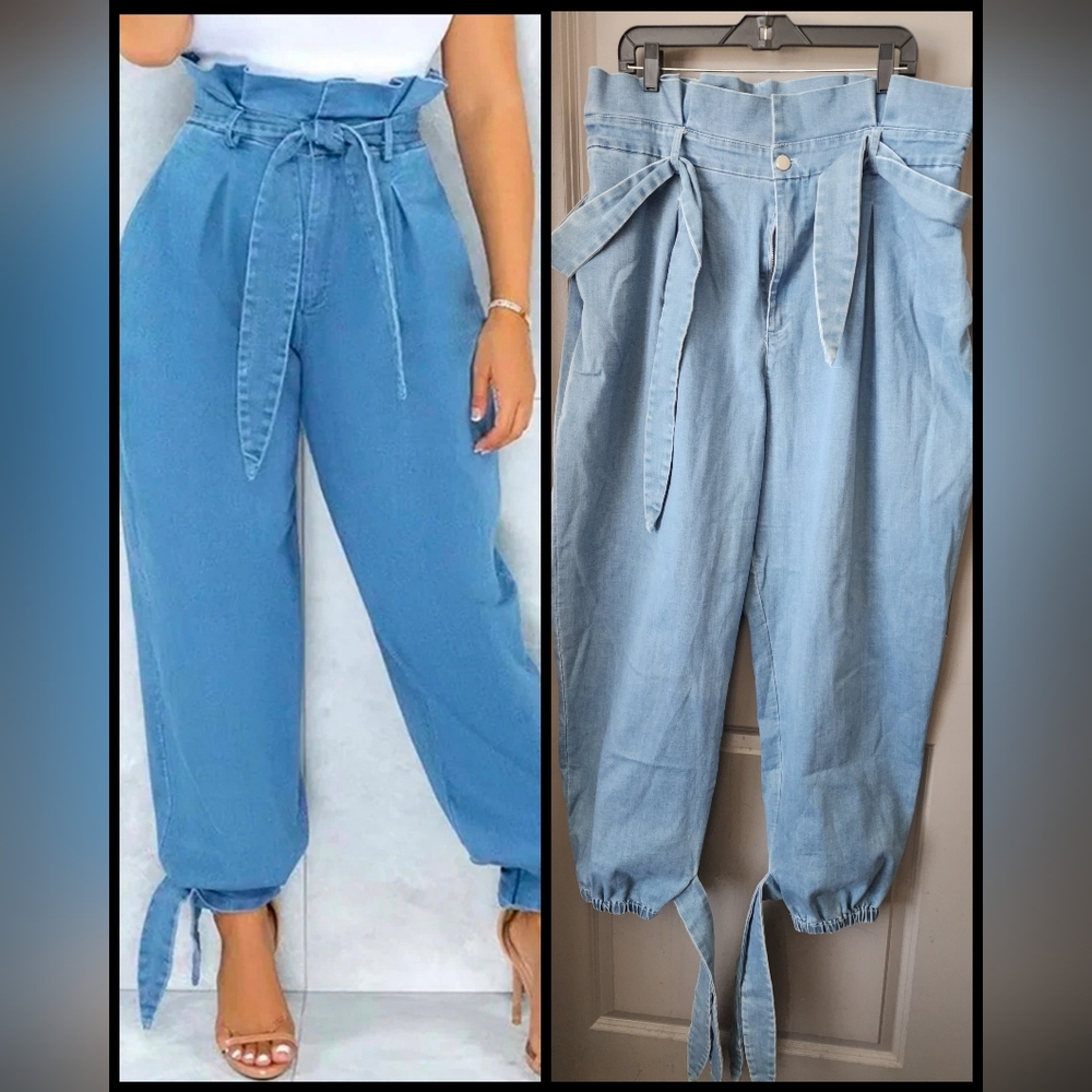 Women's Wide Leg Denim Pants